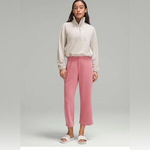 🍋🍋Lululemon Softstreme High-Rise Straight-Leg Cropped Pant sz 4 nwt - PINK TIDE
